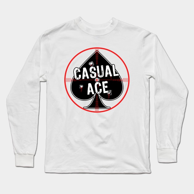 Casual Ace Long Sleeve T-Shirt by Roufxis